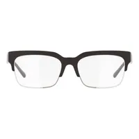 فریم عینک طبی نیم فریم پرادا مدل 0PR-19RV-TFD1O1-54 مناسب برای صورت مستطیل، مربع، مثلث، گرد، قلب، لوزی و بیضی