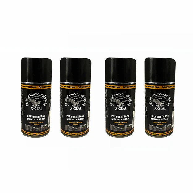 اسپری فوم پلی یورتان ایکس سیل کدEXL-004 حجم 300 میلی لیتر بسته 4 عددی
