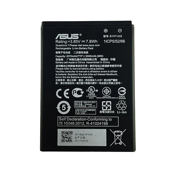باتری موبایل مدل B11P1428 ظرفیت 2000 میلی آمپرساعت مناسب برای گوشی موبایل ایسوس ZENFONE 4.5