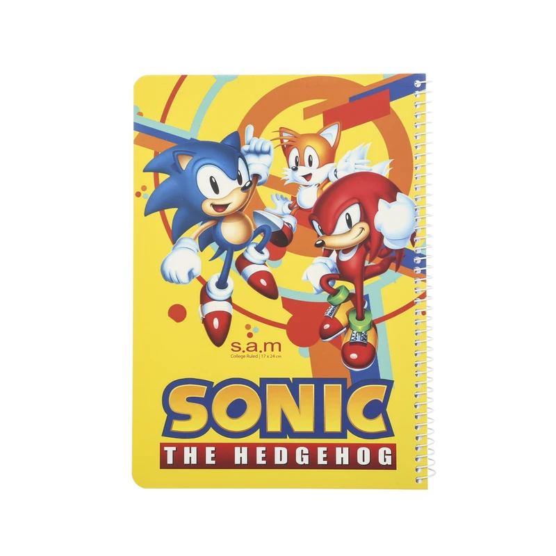 دفتر مشق 40 برگ سم طرح سونیک