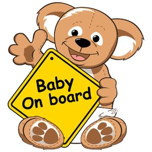 نقد و بررسی برچسب بدنه خودرو طرح Baby on Board مدل خرس مهربون توسط خریداران