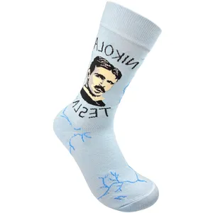 جوراب ساق بلند چتیک مدل نیکولا تسلا هنری