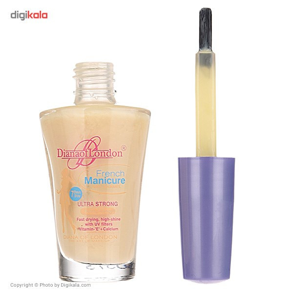 لاک ناخن دایانا آف لاندن سری French Manicure مدل Barely Beige