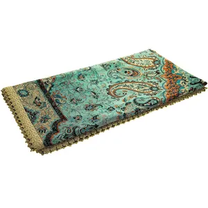 رومیزی ترمه هاشمی طرح گل بهشت