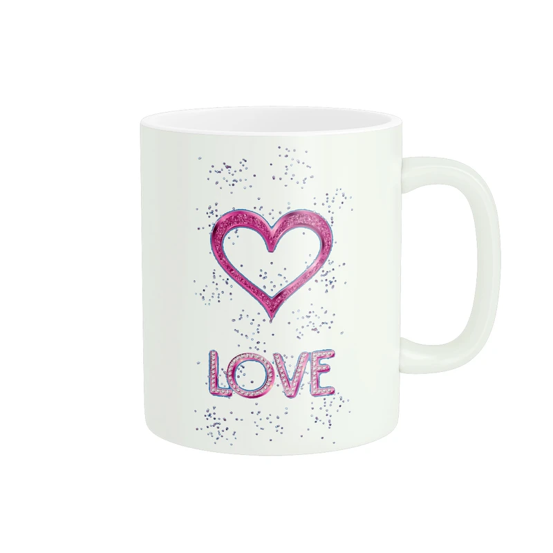 ماگ پاد آفرین طرح LOVE کد 1962