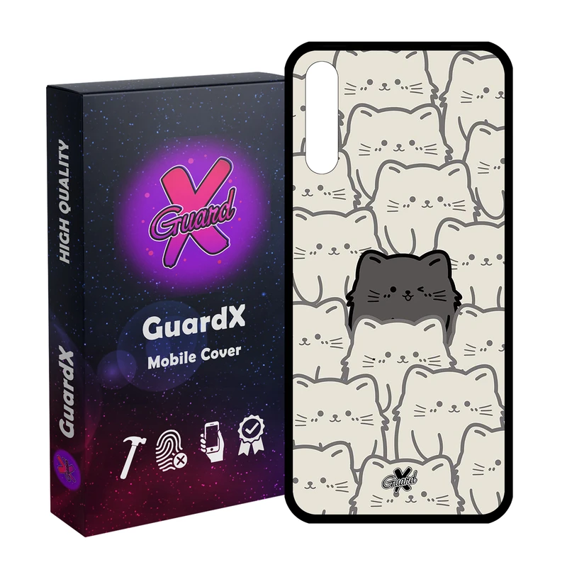 کاور گارد ایکس طرح گربه مدل Glass10545 مناسب برای گوشی موبایل آنر 9X/9X Pro/Y9S/P SMART Pro 2019