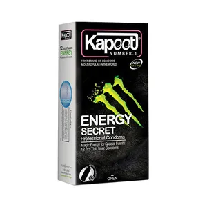کاندوم کاپوت مدل ENERGY SECRET بسته 12 عددی