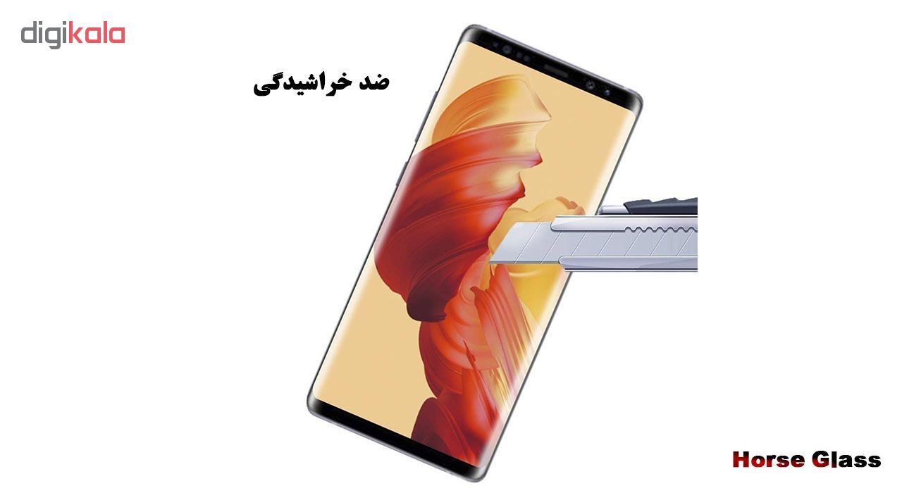 محافظ صفحه نمایش 6D Dual هورس مدل FAG مناسب برای گوشی موبایل سامسونگ Note 9 به همراه محافظ لنز دوربین main 1 8
