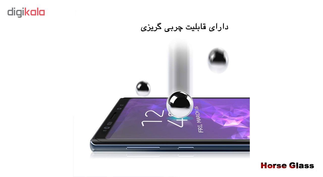 محافظ صفحه نمایش 6D Dual هورس مدل FAG مناسب برای گوشی موبایل سامسونگ Note 9 به همراه محافظ لنز دوربین main 1 10