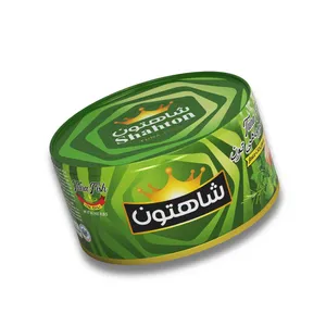 کنسرو فیله ماهی تون شاهتون با سبزیجات معطر-180گرمی