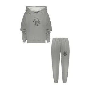 ست هودی و شلوار زنانه مدل puzzle