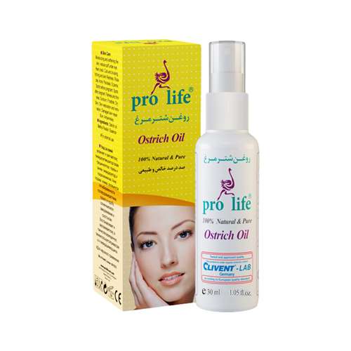 روغن شتر مرغ پرولایف مدل Pure Ostrich Oil حجم 30 میلی لیتر