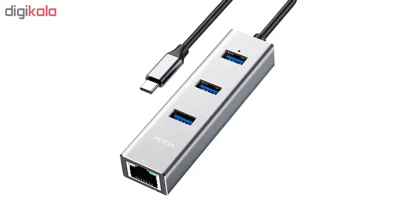 هاب 3 پورت USB-C راک مدل RACB0658