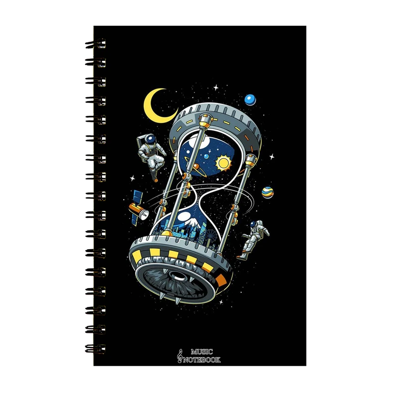 دفتر نت موسیقی 40 برگ مدل فضانورد کد 25