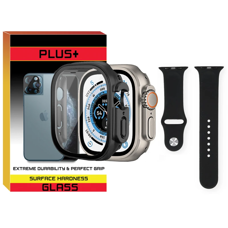 بند پلاس مدل Soft-Guard-PL مناسب برای اپل واچ Ultra / Ultra 2 49mm به همراه کاور