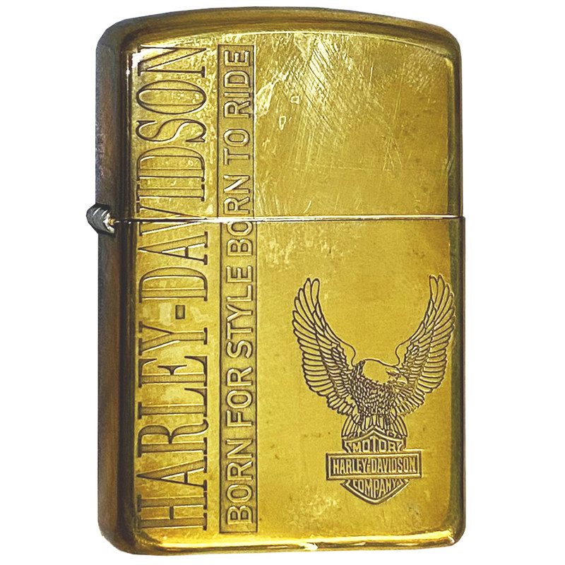 فندک زیپو مدل هارلی دیویدسون طرح عقاب