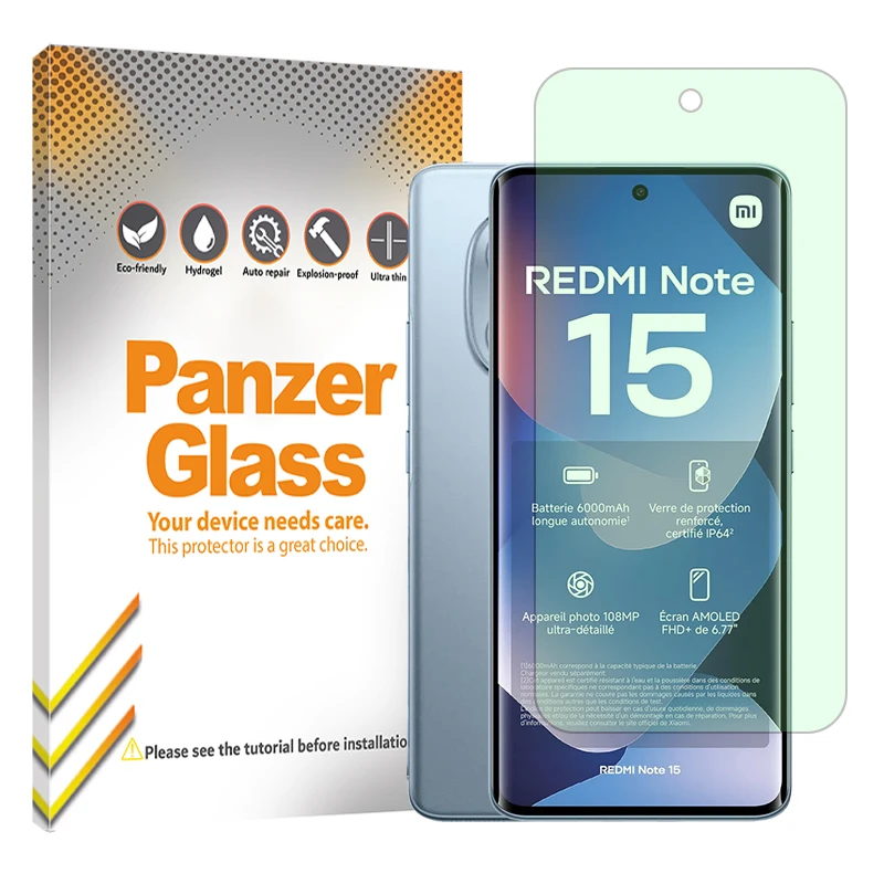 محافظ صفحه نمایش حفاظت از نور سبز پنزر گلس مدل Eye Care مناسب برای گوشی موبایل شیائومی Redmi Note 15 4G