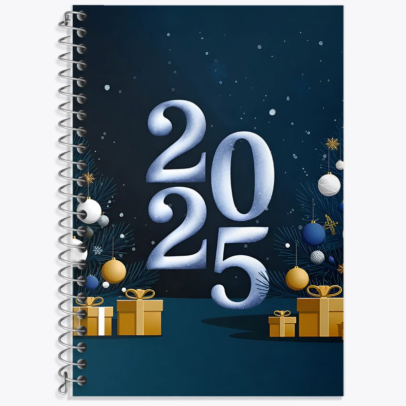 دفتر زبان 50 برگ خندالو مدل دو خط طرح سال 2025 میلادی کد F8038