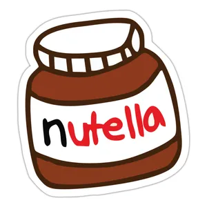 nutella4 laptop sticker