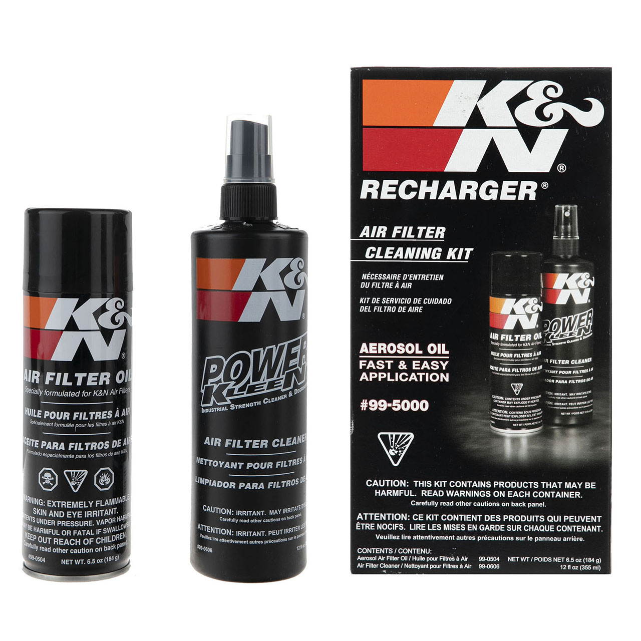 مجموعه شستشوی فیلتر هوای خودرو کی اند ان مدل 5000-99