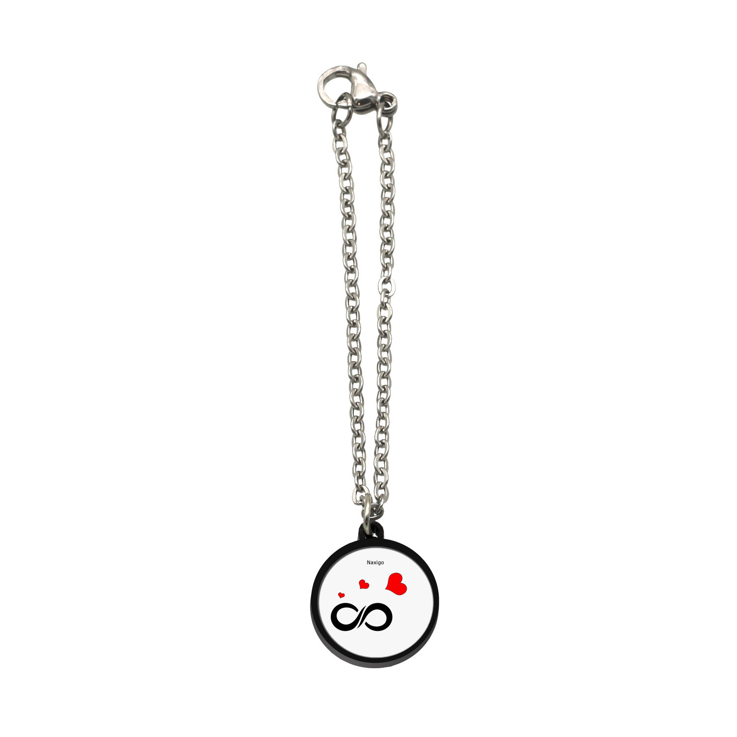 آویز ساعت زنانه ناکسیگو مدل شب تاب طرح بی نهایت کد AW7245 آویز ساعت زنانه ناکسیگو مدل شب تاب طرح بی نهایت کد AW7245