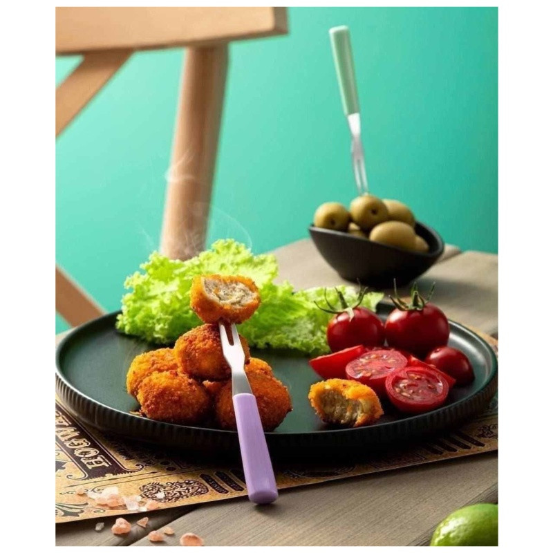 چنگال زیتون خوری زوکی کد 106 مجموعه 6 عددی
