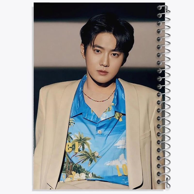 دفتر نقاشی 50 برگ خندالو مدل سوهو گروه اکسو EXO کد 16779