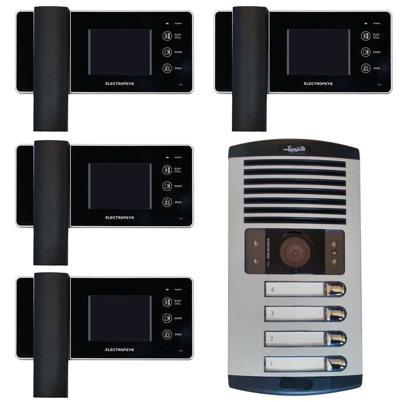 دربازکن تصویری الکتروپیک مدل 1196 کد 1099 مجموعه 5 عددی