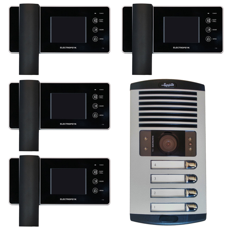 دربازکن تصویری الکتروپیک مدل 1196 کد 1099 مجموعه 5 عددی