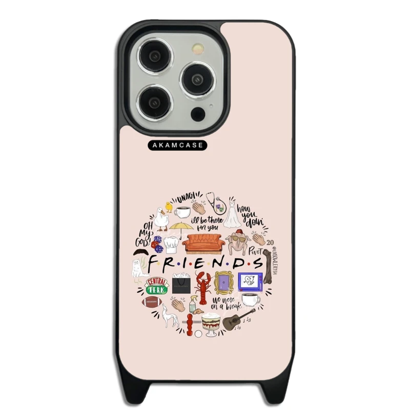 کاور آکام مدل AMCWLA14PRO-FRIENDS3 مناسب برای گوشی موبایل اپل iPhone 14 Pro