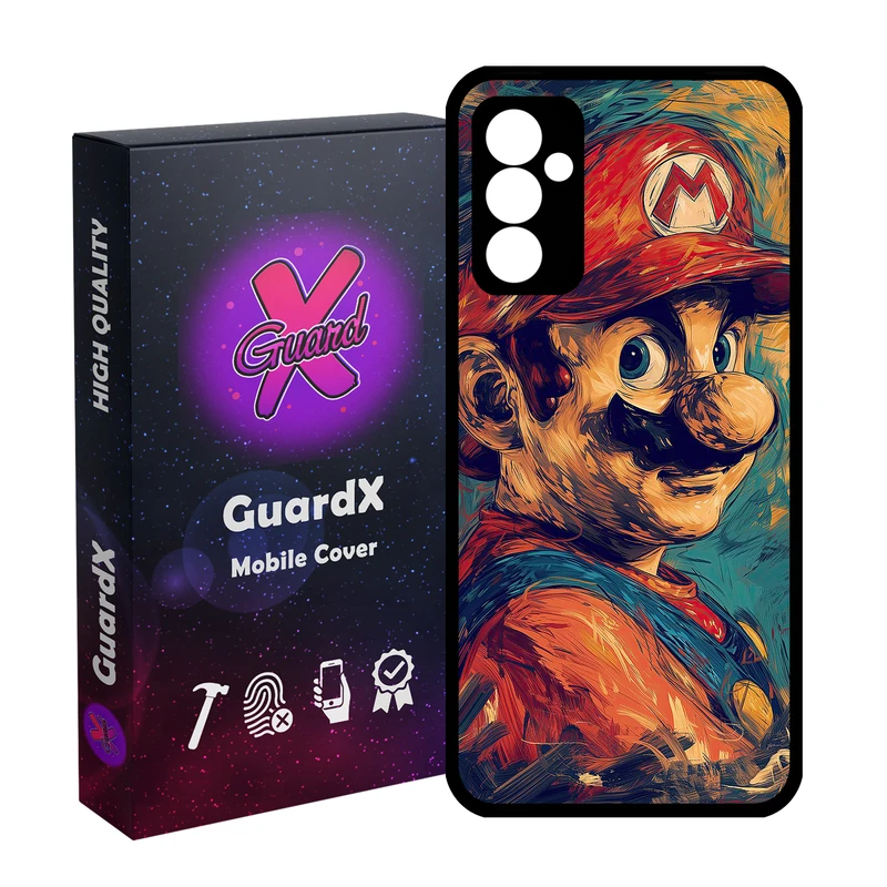 کاور گارد ایکس طرح ماریو قارچ خور مدل 10761 مناسب برای گوشی موبایل سامسونگ Galaxy A34 / A34 5G