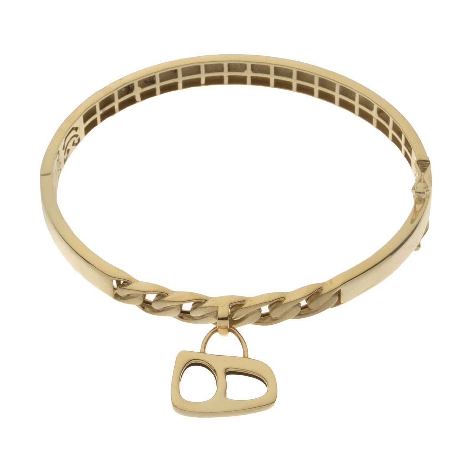 دستبند النگویی طلا 18 عیار زنانه مایا ماهک مدل MB1153 -  - 1