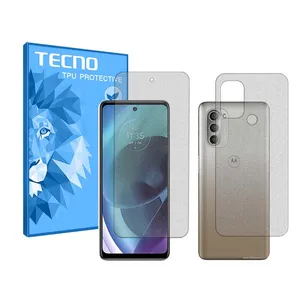 Tecno HyMTT model matte screen protector suitable for Motorola Moto G51 5G mobile phone along with the back of the phone