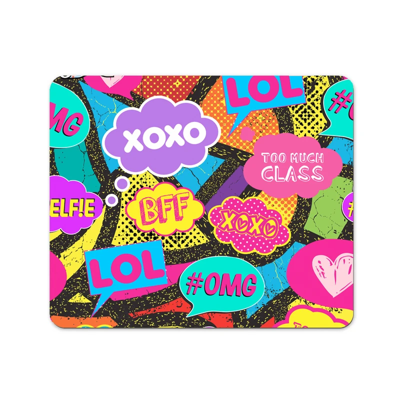 ماوس پد پاد آفرین مدل فانتزی طرح قلب عشق خرس تدی کد P391 سایز 19*24 سانتی متر