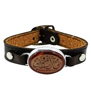 دستبند مردانه سلین کالا مدل عقیق خطی ce-As21