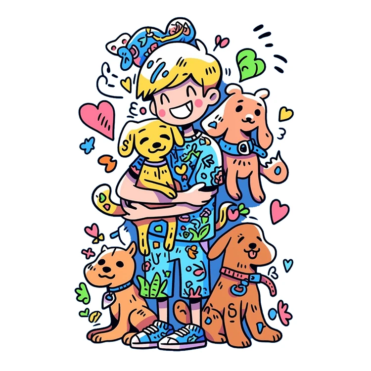 استیکر پارچه و لباس پاد آفرین مدل کارتونی کد S1521