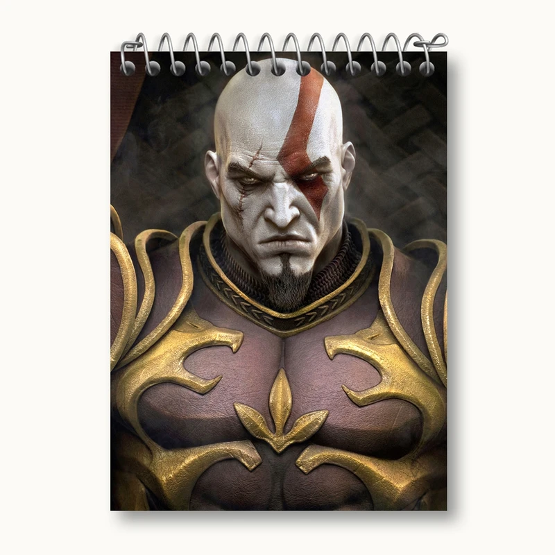 دفتر یادداشت 50 برگ خندالو مدل خدای جنگ God Of War کد 4856