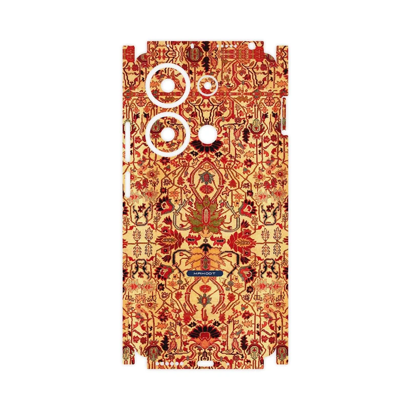 برچسب پوششی ماهوت مدل Persian_Carpet_Yellow-FullSkin مناسب برای گوشی موبایل شیائومی Poco M6 Pro 4G