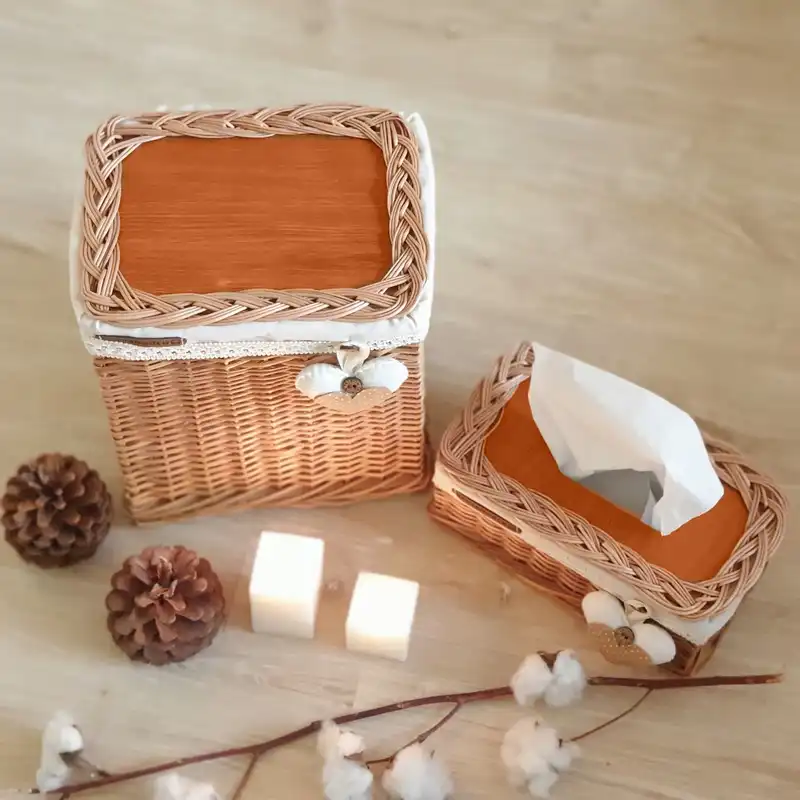 ست سطل و جادستمالی حصیری اکوسبدکو مدل moas030w