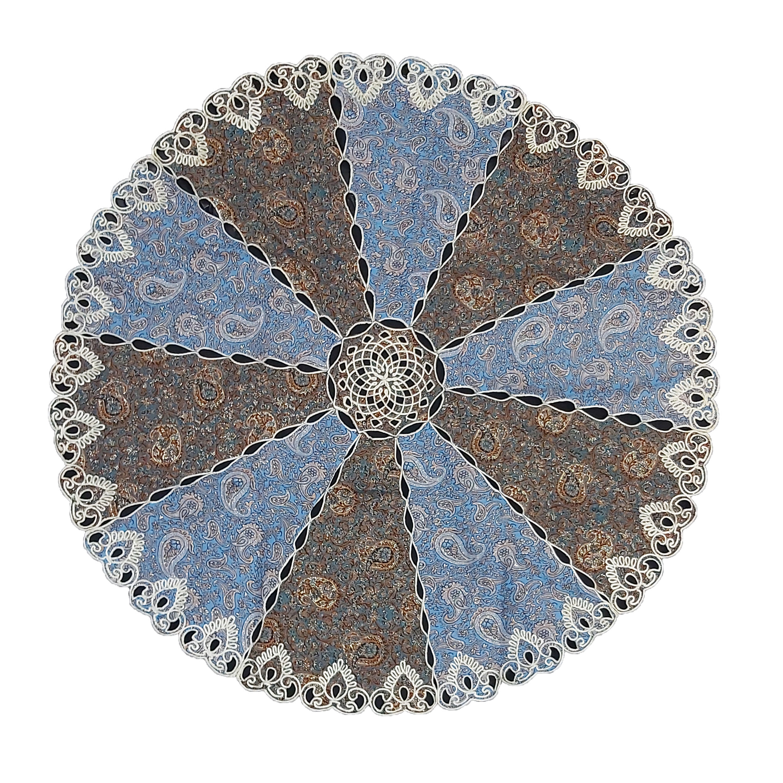   رومیزی ترمه طرح قیطان مدل 2286_J