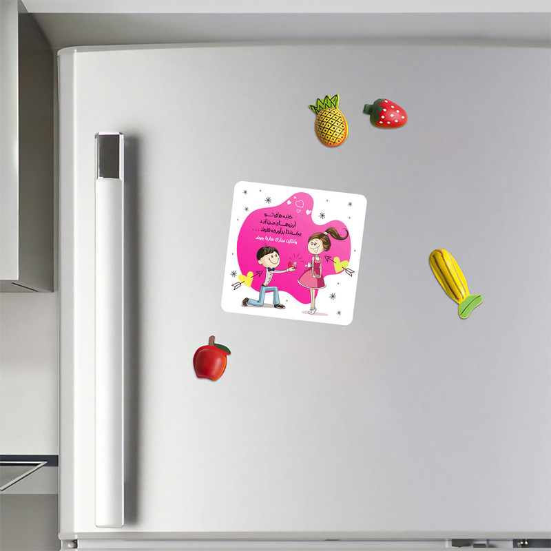 مگنت کاکتی طرح اسم سارنا مدل عاشقانه کد mg94409