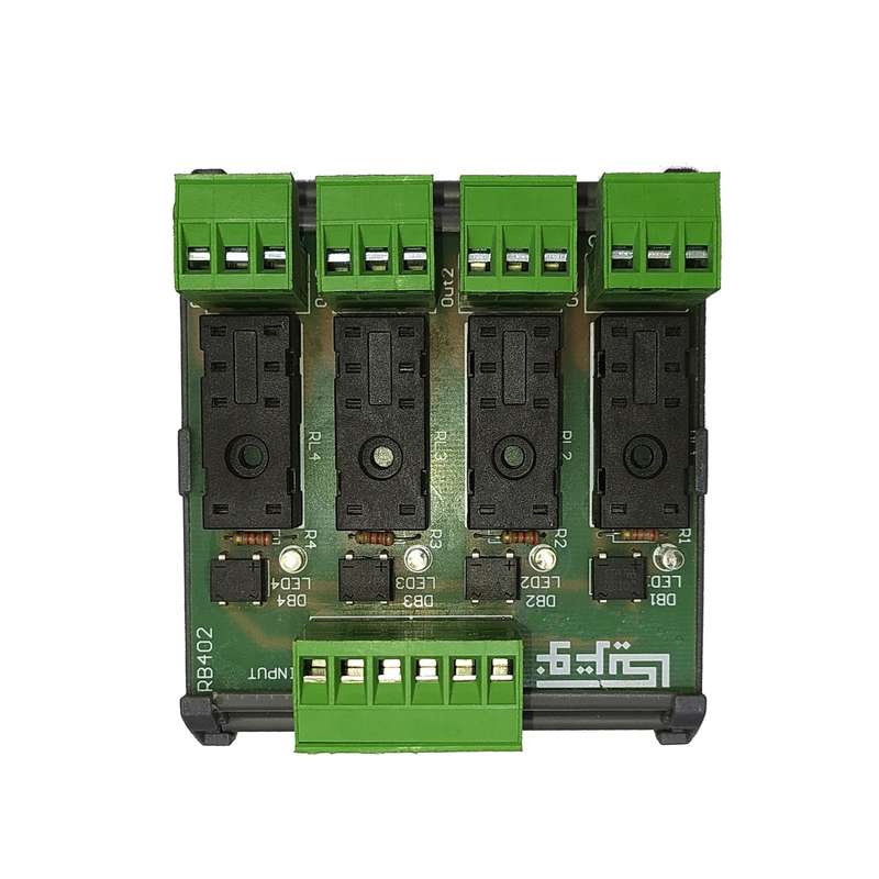 کارت رله 4 کانال نوتریکا مدل RB402N کارت رله 4 کانال نوتریکا مدل RB402N