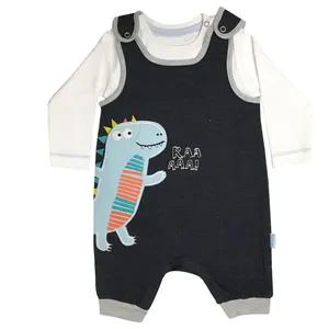 ست تیشرت و سرهمی نوزادی پسرانه مهتا کد DAS_89001