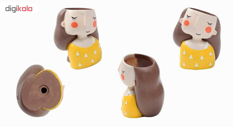 گلدان طرح دختر مدل DG022-26 مجموعه 4 عددی
