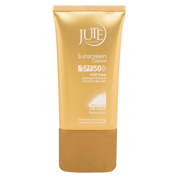 کرم ضد آفتاب بدون رنگ ژوت SPF 50 مدل smooth silky feel  مناسب پوست های چرب حجم 40 میلی لیتر ‌