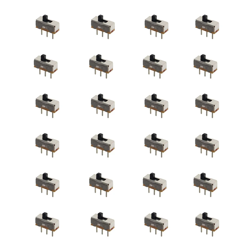 کلید کشویی مینیاتوری دوحالته مدل KM-KV01C بسته 24 عددی
