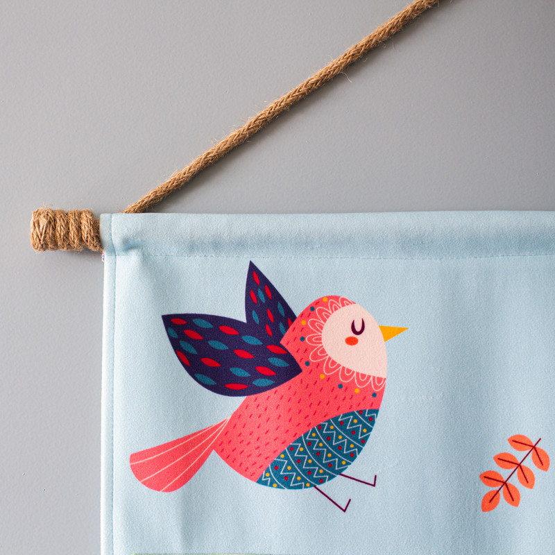 متر اندازه گیری کودک مدل نی نی شادی طرح Birds کد NS106