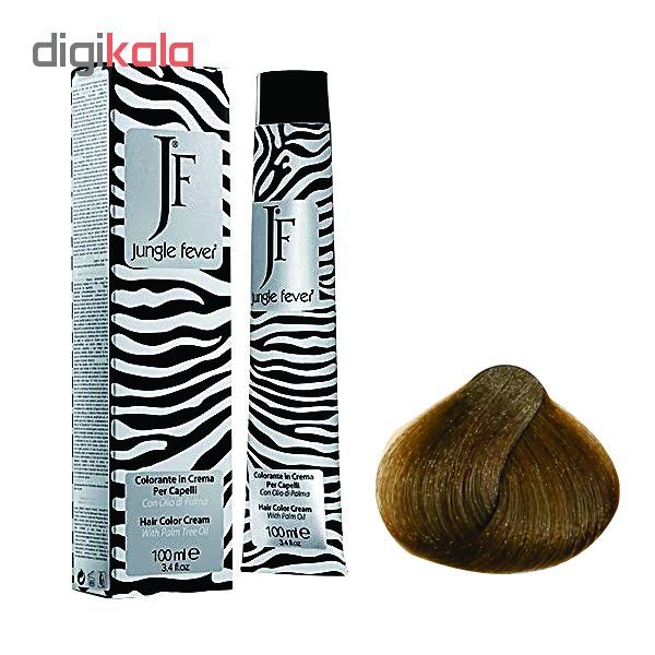 رنگ مو جی اف شماره 6.11 حجم 100 میلی لیتر رنگ بلوند زیتونی تیره -  - 2