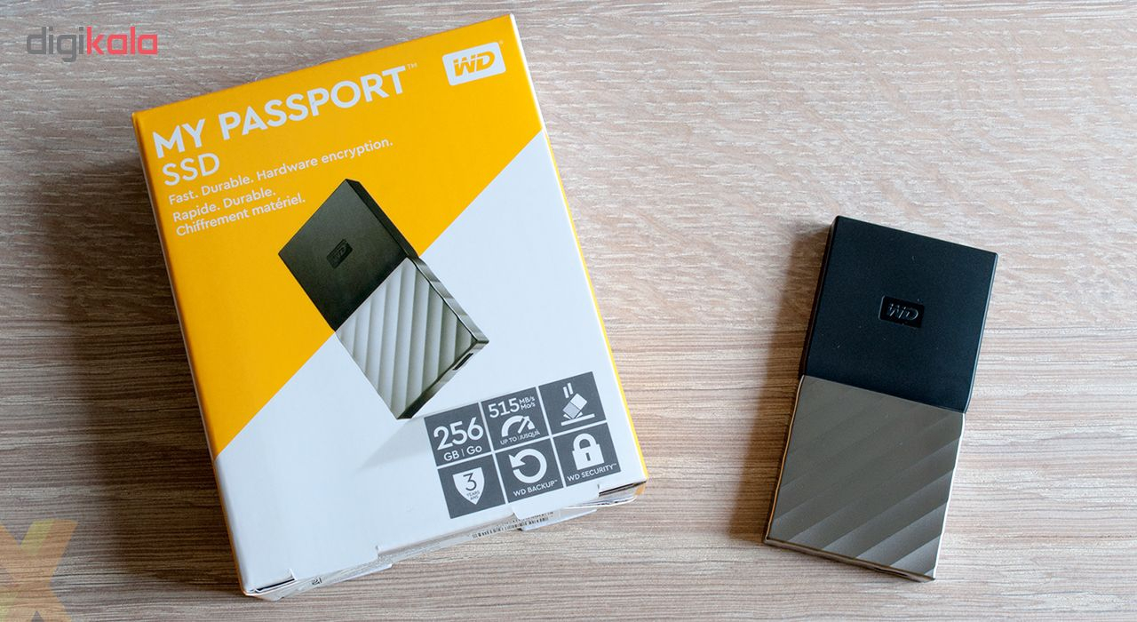 اس اس دی اکسترنال وسترن دیجیتال مدل MY PASSPORT ظرفیت 512 گیگابایت