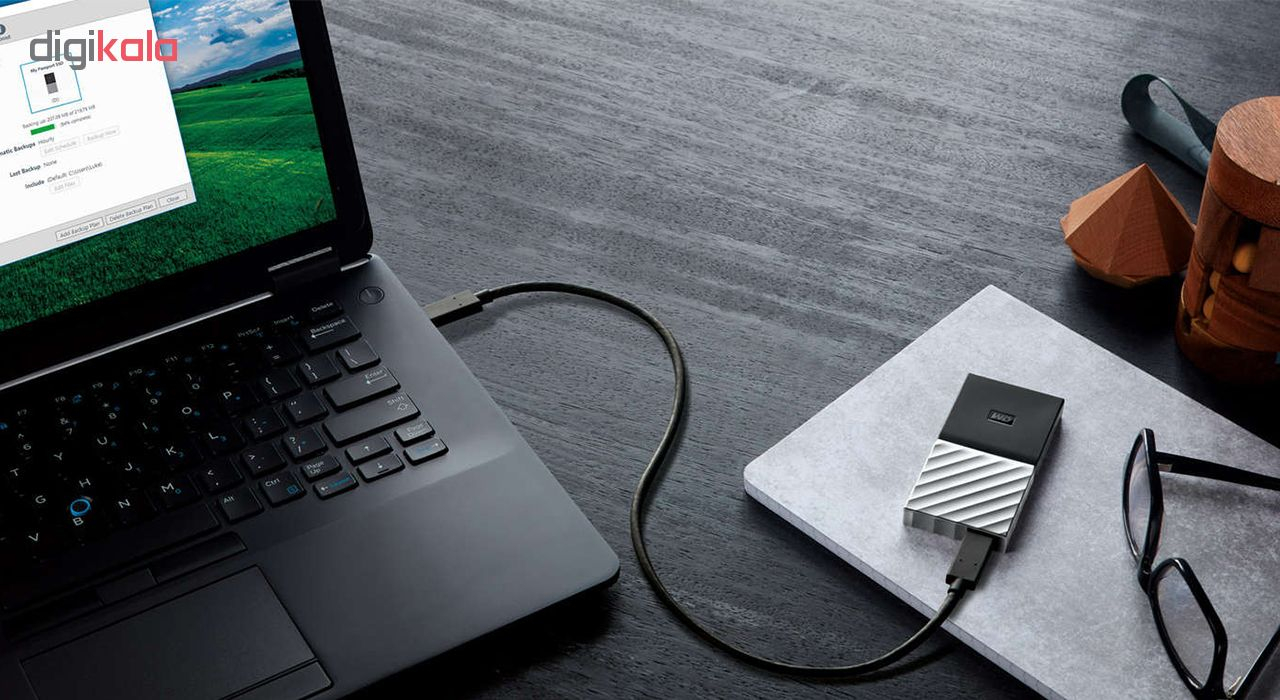 اس اس دی اکسترنال وسترن دیجیتال مدل MY PASSPORT ظرفیت 512 گیگابایت